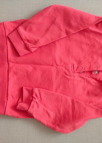 Kız Çocuk kırmızı Uzun Kollu Baskılı Tişört - Görsel 3