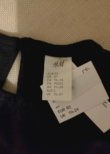 Kız Çocuk Siyah Uzun Kollu Fırfırlı Elbise - Görsel 3