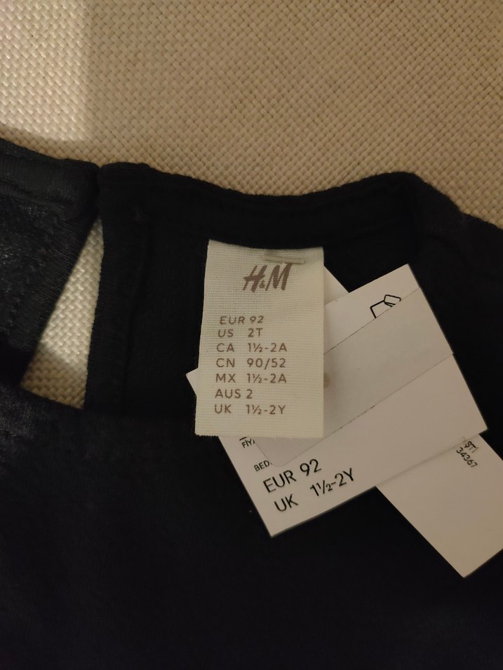 Kız Çocuk Siyah Uzun Kollu Fırfırlı Elbise - Görsel 3