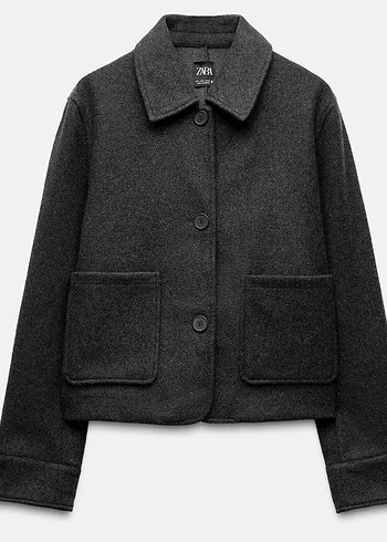 Zara yün ceket kadın - Görsel 4