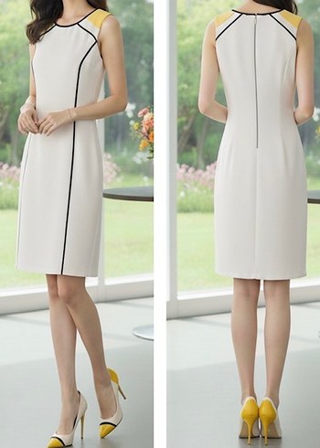 Koton Fütüristik Elbise - Görsel 2