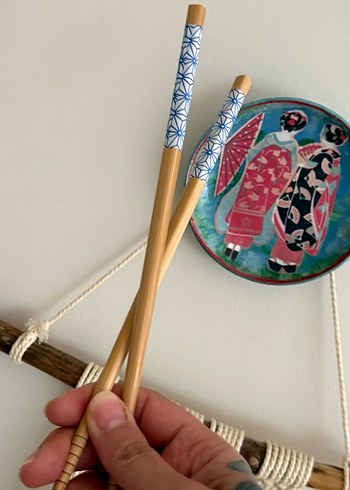 Geyşa Japon Topuz Tokası & Çubuk - Görsel 7