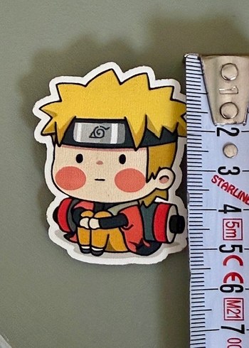 Naruto Uzumaki Ahşap Anime Broş - Görsel 2