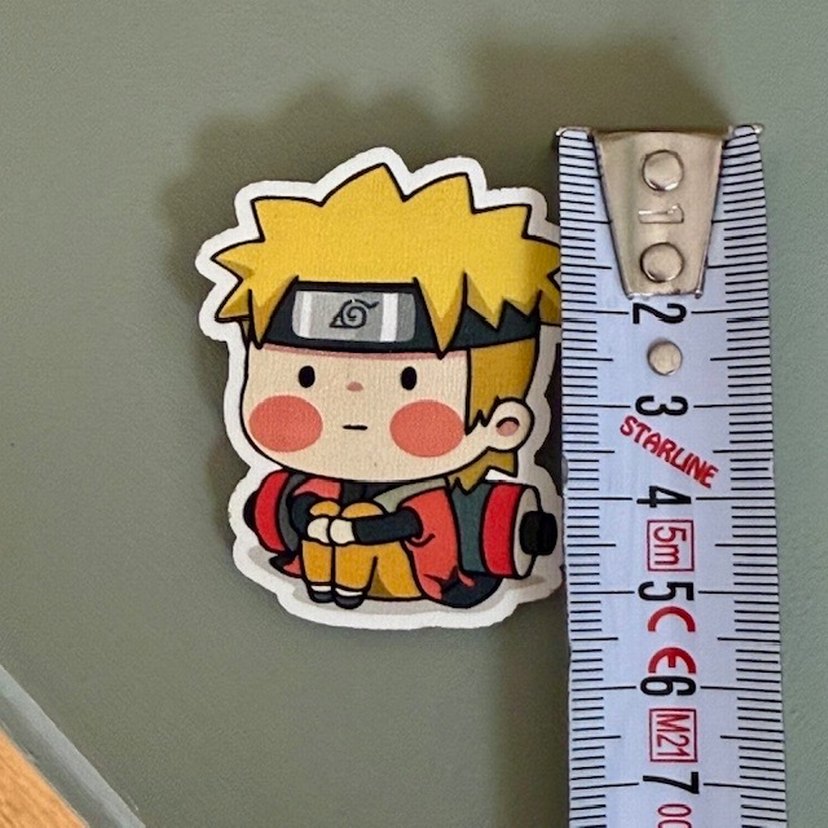 Naruto Uzumaki Ahşap Anime Broş - Görsel 2