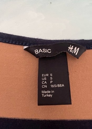H&M Taba Lacivert Elbise - Görsel 8