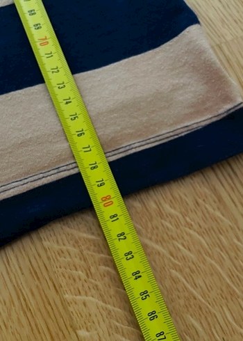 H&M Taba Lacivert Elbise - Görsel 7