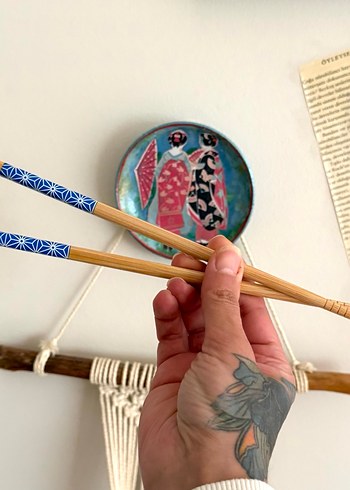 Japon Geyşa Topuz Tokası & Çubuk - Görsel 2