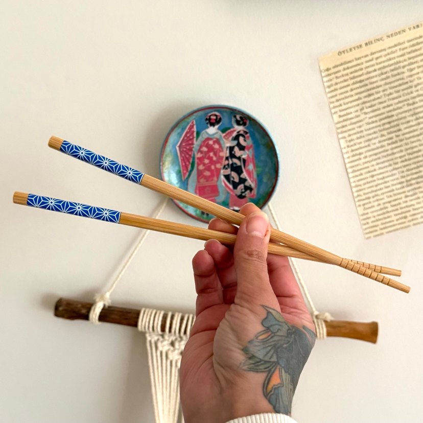 Japon Geyşa Topuz Tokası & Çubuk - Görsel 2