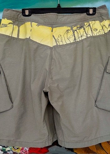 Nike Fileli Kargo Model Plaj Şortu - Görsel 3