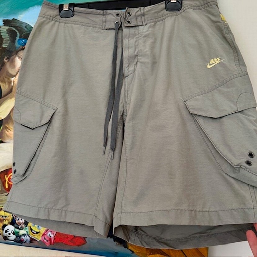 Nike Fileli Kargo Model Plaj Şortu - Görsel 2