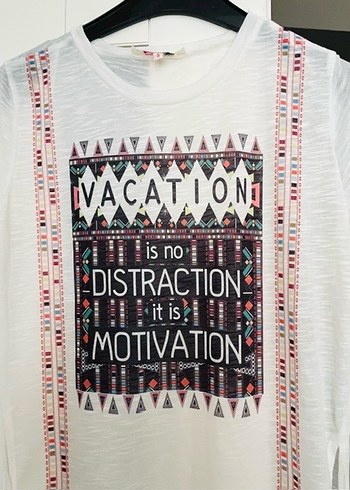 Koton Tatil Temalı Uzun Tunik Elbise - Görsel 4