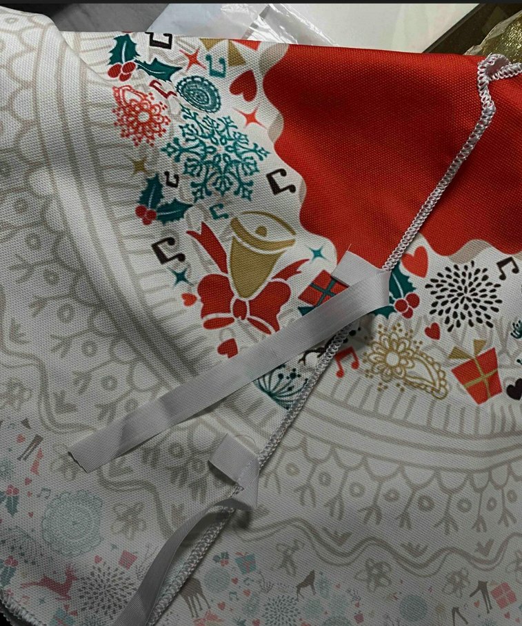 Renkli Işıklı Yılbaşı Ağacı alt örtüsü - Görsel 2