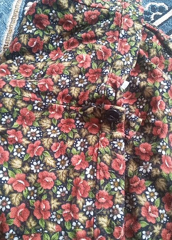 Çiçek Desenli Kisa Bohem Kadın Elbise - Görsel 3