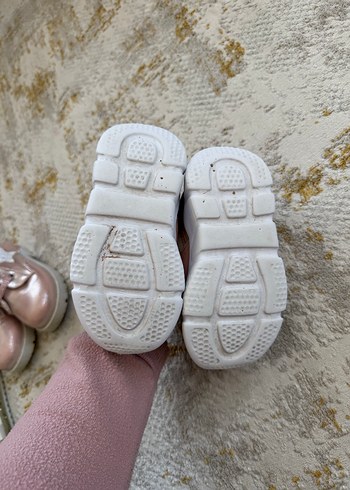 Kız Çocuk Bej Bağcıksız Spor Ayakkabı - Görsel 3