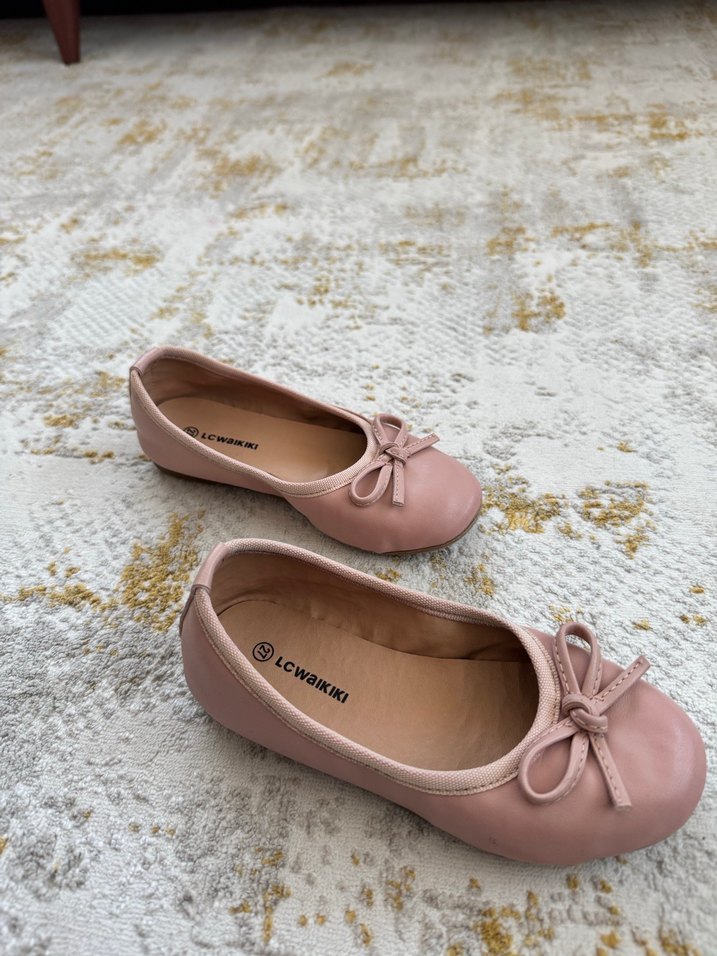 Kız Çocuk Pembe Babet Ayakkabı - Görsel 2