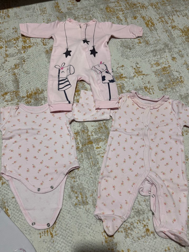 Nakışlı Triko Bebek Kız Takımı - Görsel 2