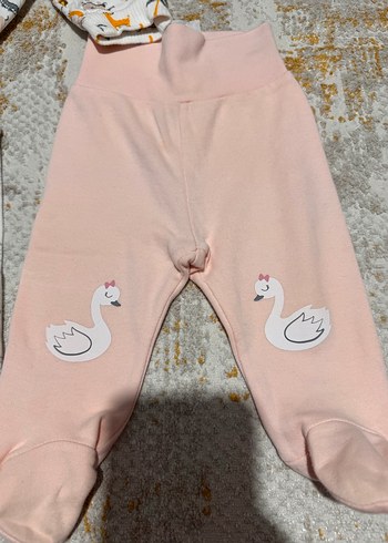 Kız Bebek Triko Pamuklu Pantolon Seti - Görsel 3