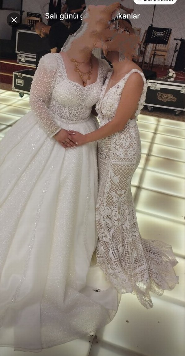 beyaz abiye - Görsel 2