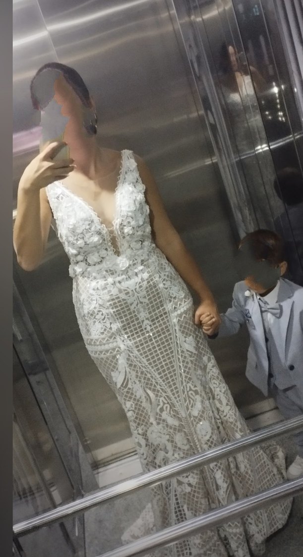 beyaz abiye - Görsel 3