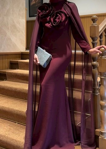 Rose Lüx  Kadın Tesettür Abiye Elbise - Görsel 2