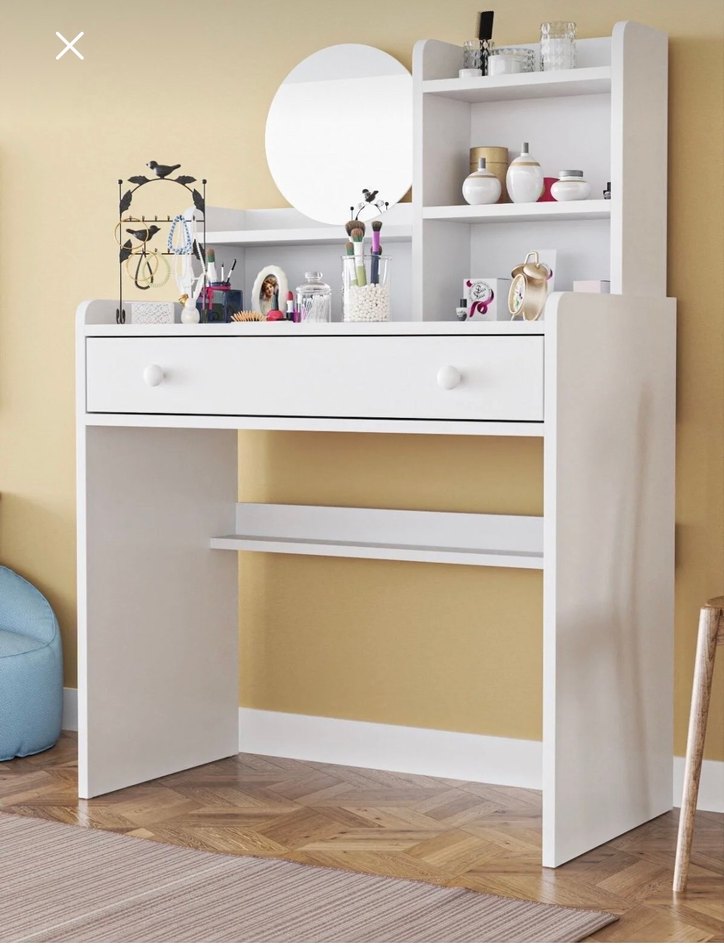 Beyaz Makyaj Masası - Görsel 3