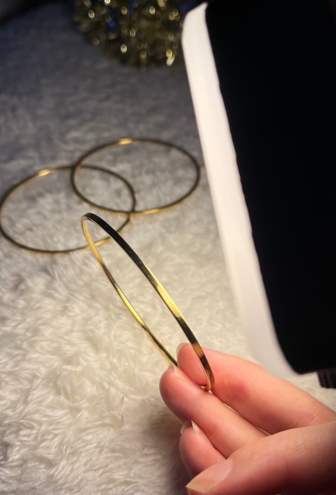 Çelik Ajda Bilezik 3 lü Takım - Görsel 3