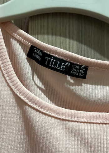 Pembe Kolsuz Keten Mini Bluz - Görsel 2