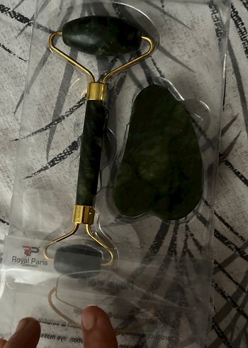 Royal Paris Yeşim Taşı Yüz Masaj Aleti - Görsel 2