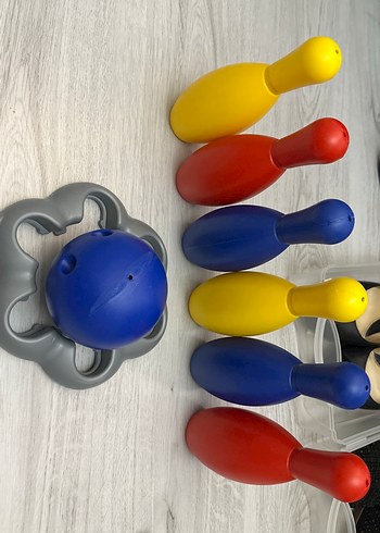Renkli Plastik Bowling Seti - Görsel 2