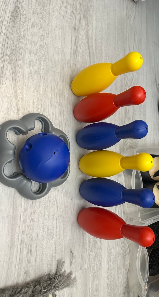 Renkli Plastik Bowling Seti - Görsel 2