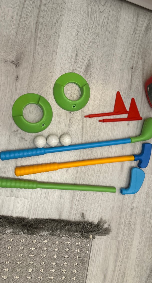 Renkli Spiderman Temalı Çocuk Golf Seti - Görsel 2