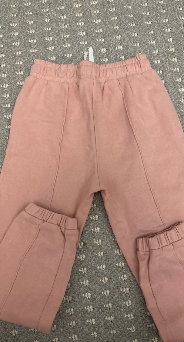 Pembe Rahat Kesim Kız Çocuk Eşofman Altı - Görsel 3