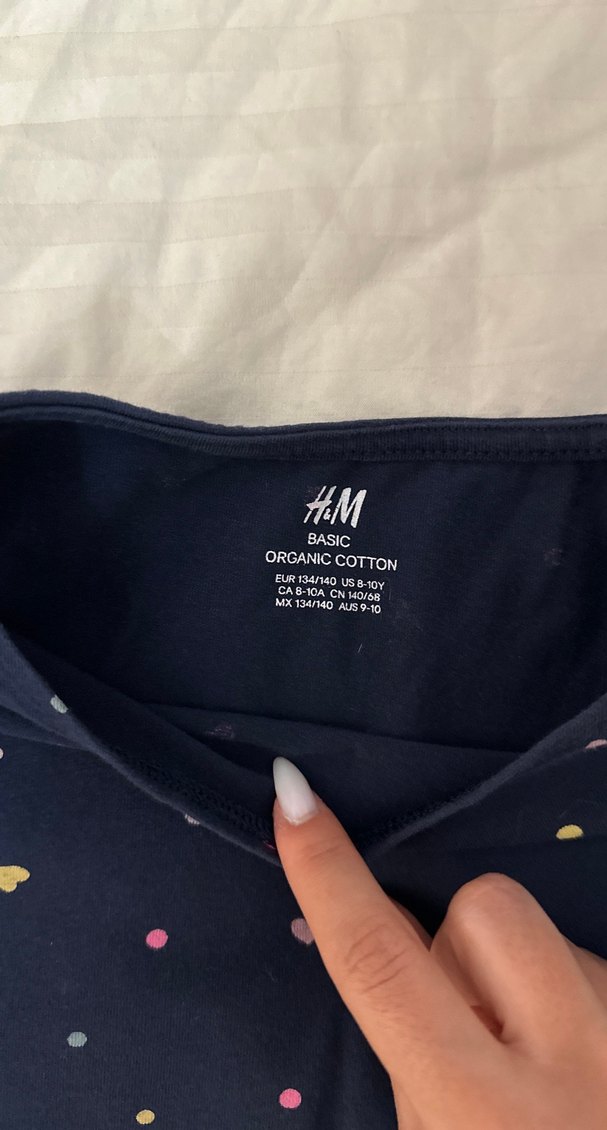 Kız Çocuk Çok Renkli Uzun Kollu bisiklet Yaka Tişört - Görsel 2