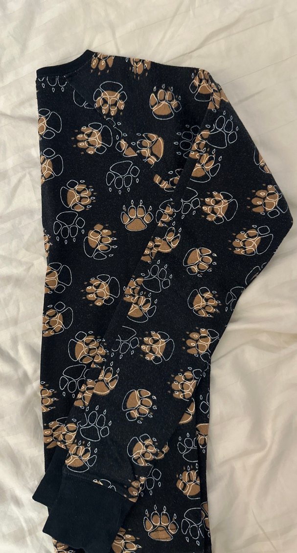 Kahverengi Baskılı Uzun Kollu Kiz cocuk Tişörtü - Görsel 4