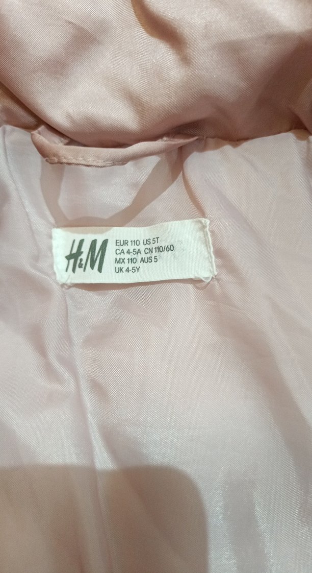 Bej Düğmeli Kız Çocuk Mont - Görsel 2