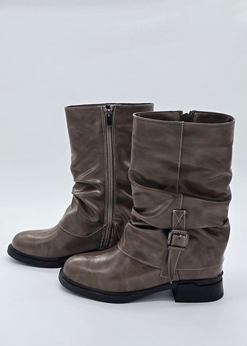 BUKLE DERİ BOT (36-40 NUMARA ARASI) - Görsel 4