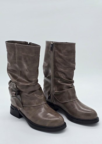 BUKLE DERİ BOT (36-40 NUMARA ARASI) - Görsel 6