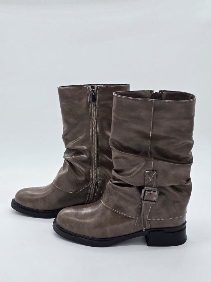 BUKLE DERİ BOT (36-40 NUMARA ARASI) - Görsel 4