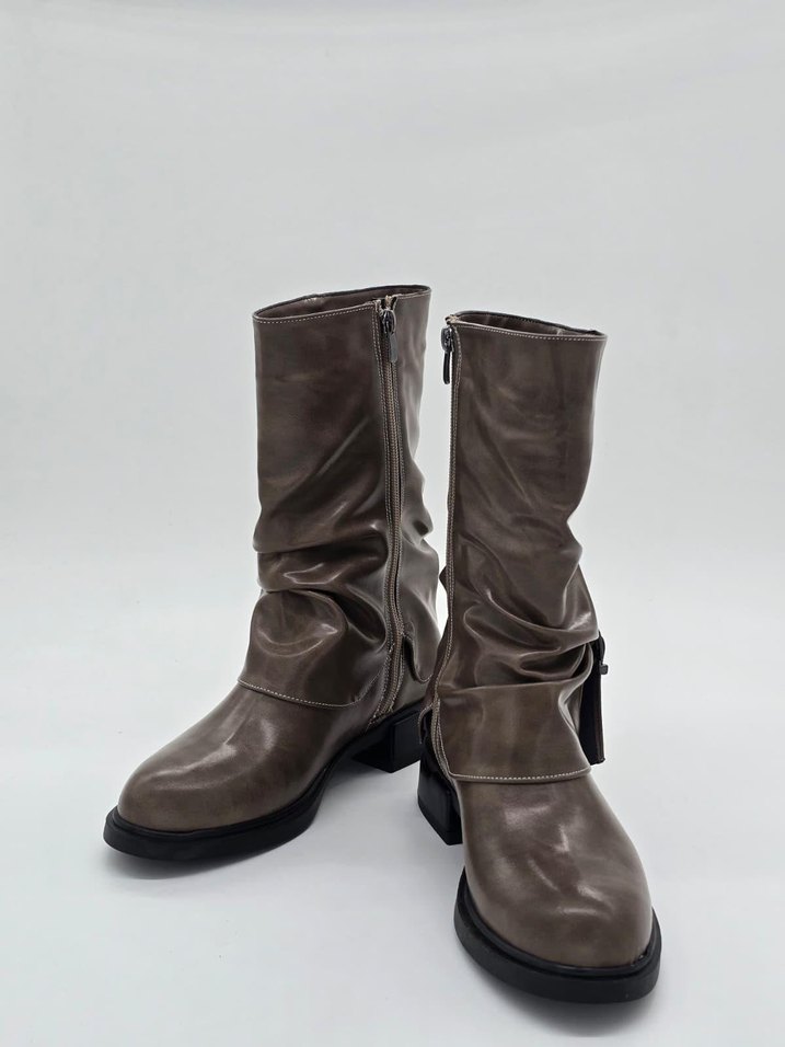 BUKLE DERİ BOT (36-40 NUMARA ARASI) - Görsel 3