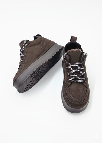 BAĞICIKLI MİNİ BOT ACI KAHVE (36-40 NUMARA ARALIĞI MEVCUTTUR) - Görsel 3