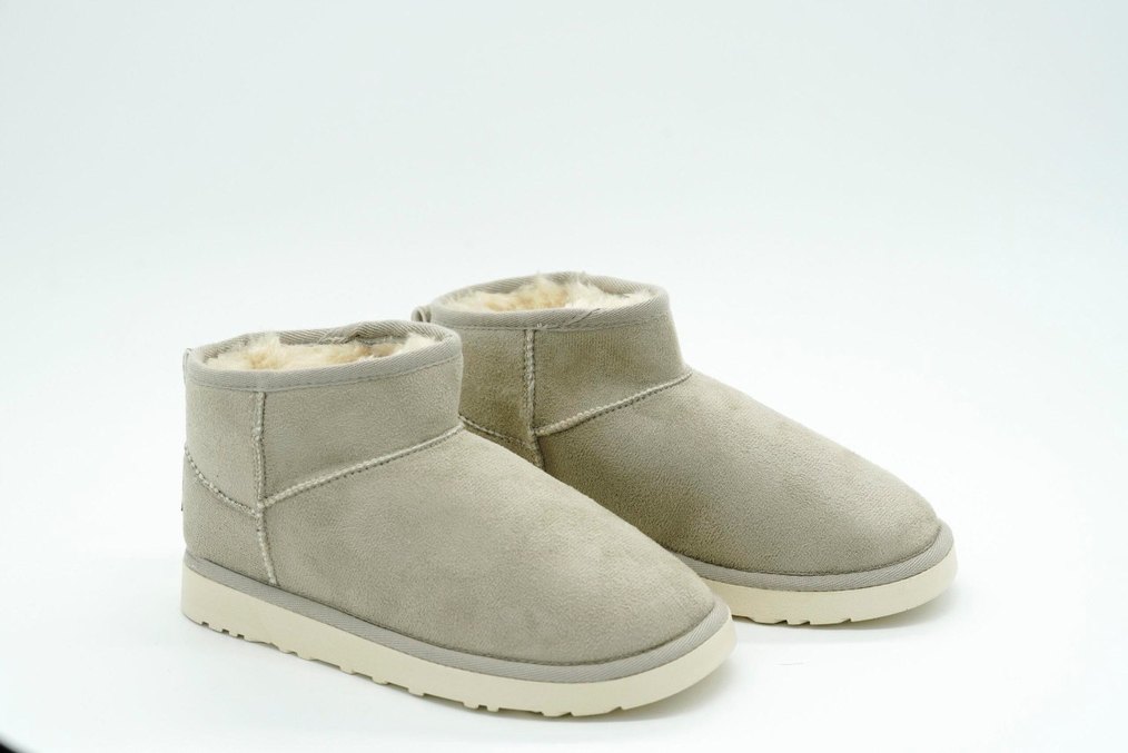 ALÇAK TABANLI MİNİ BOT BEJ (36-40 NUMARA ARALIĞI MEVCUTTUR) - Görsel 4