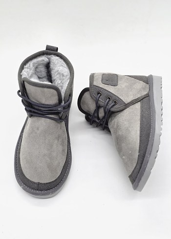 MİNİ BAĞICIKLI BOT GRİ (36-40 NUMARA ARALIĞI MEVCUTTUR) - Görsel 5