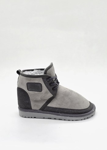 MİNİ BAĞICIKLI BOT GRİ (36-40 NUMARA ARALIĞI MEVCUTTUR) - Görsel 2