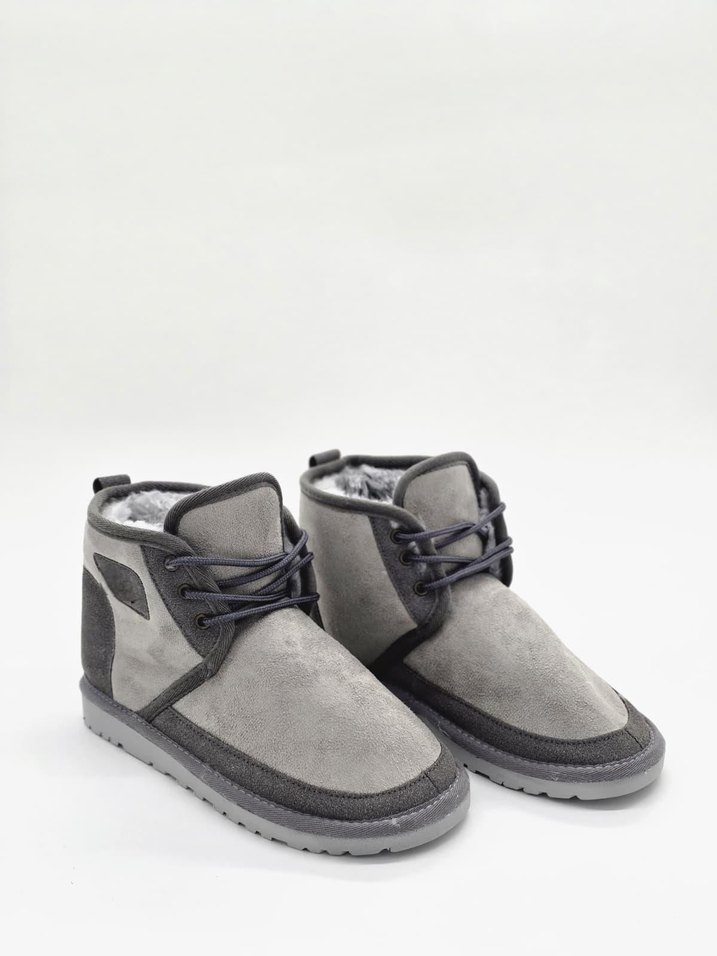 MİNİ BAĞICIKLI BOT GRİ (36-40 NUMARA ARALIĞI MEVCUTTUR) - Görsel 4