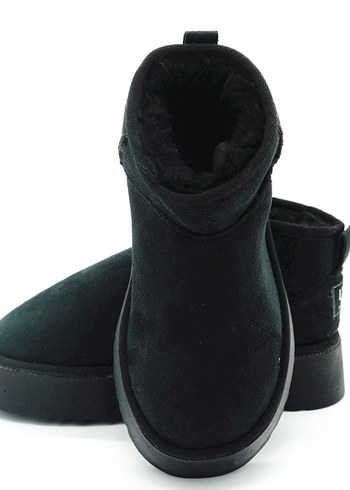 YÜKSEK TABANLI MİNİ BOT SİYAH (36-40 NUMARA ARALIĞI MEVCUTTUR) - Görsel 9