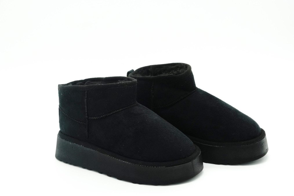 YÜKSEK TABANLI MİNİ BOT SİYAH (36-40 NUMARA ARALIĞI MEVCUTTUR) - Görsel 3