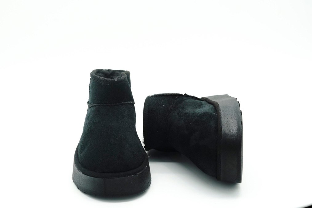 YÜKSEK TABANLI MİNİ BOT SİYAH (36-40 NUMARA ARALIĞI MEVCUTTUR) - Görsel 4