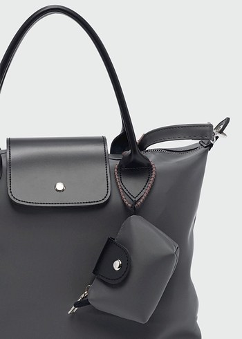 CHARMLI OMUZ ÇANTASI ANTRASİT SİYAH - Görsel 5