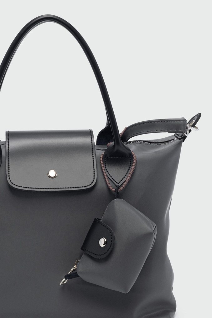 CHARMLI OMUZ ÇANTASI ANTRASİT SİYAH - Görsel 5