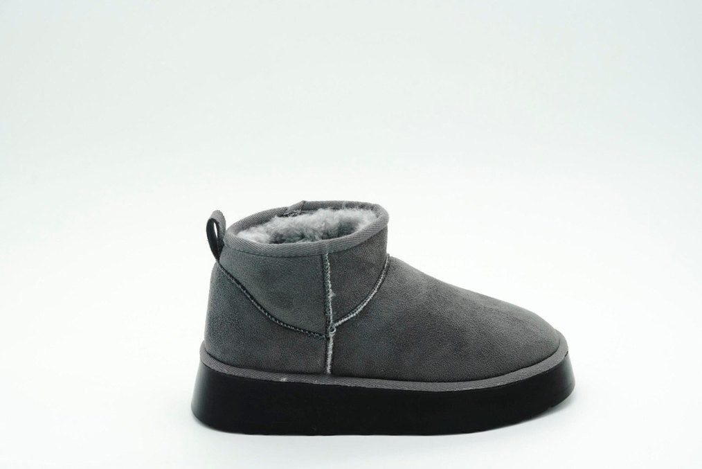 YÜKSEK TABANLI MİNİ BOT GRİ(36-40 NUMARA ARALIĞI MEVCUTTUR) - Görsel 2